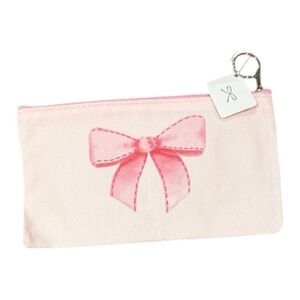 Light Pink Bow Pouch